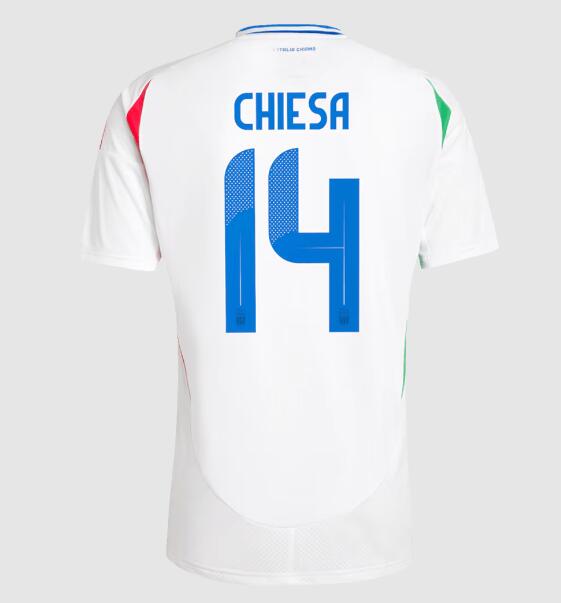 (image for) CHIESA #14 Italy Away Jersey Euro 2024